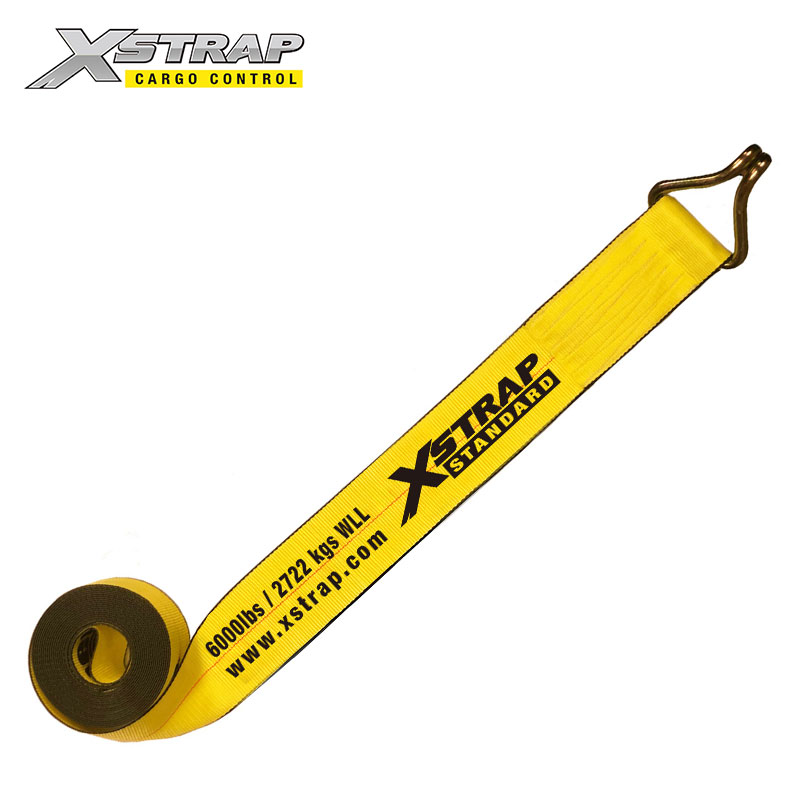 61878-Štandardné 4-palcové navijakové popruhy s drôteným hákom