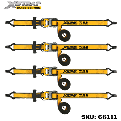Xstrap 66111 1-1/2” x 16’ 4PK T rukoväť račňa s upínaním 1100 lb SWL